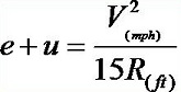 Horizontal Alignment Formula