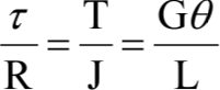 Torsion Theory Equation Formula