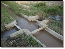 A water distribution system in Surface Irrigation Channels