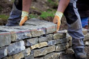 Construction of Stone Masonry Wall