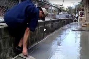 Video on Methods of Finishing Concrete